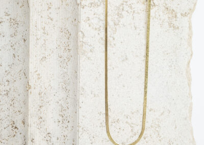 Small Liquid Herringbone Necklace